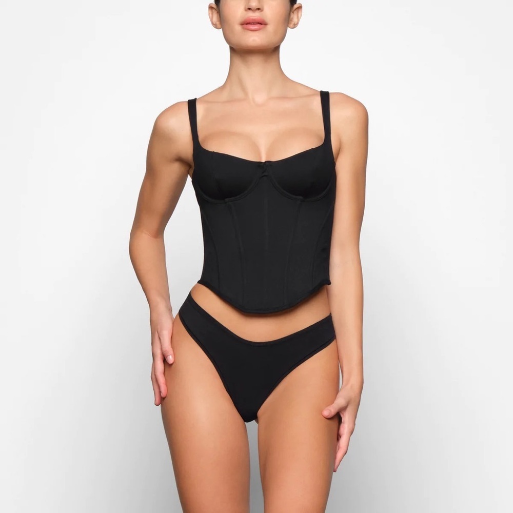 💖 NWT SKIMS Cotton Corset Top- SOLD OUT 💖 - Picture 1 of 7